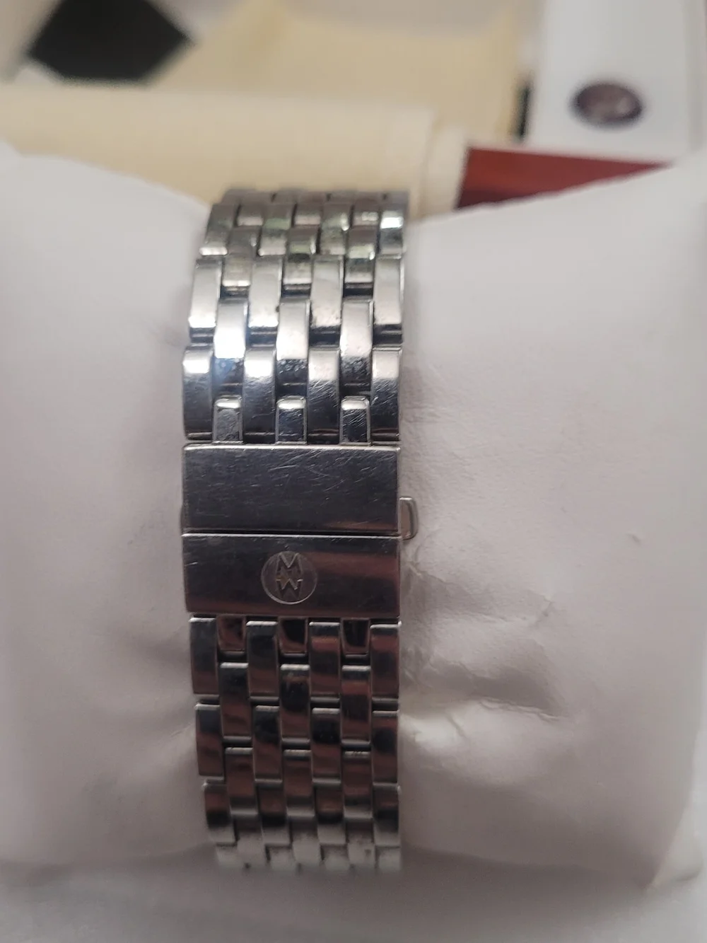 Michele Diamond Bezel Watch with Interchangeable Colorful Straps - Picture 3 of 7